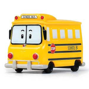 Robocar Poli Schoolb Diecast Metal Toy Cars School Bus Toys Mini Model Vehicle Toy Diecast Vehicle Party Birthday Gifts Toys