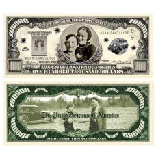 American Art Classics Bonnie Clyde 10000000 Bill Comes In Currency Bill Protector Great Gift For Fans Of Bonnie And Cly