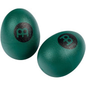 Meinl Percussion Es2-Green Set Of Two Plastic Egg Shakers, Green