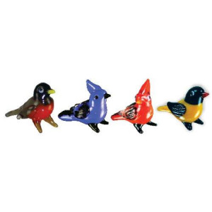 Lookingglass Collectible Glass Figurine 4 Piece Birds Set 12 35032