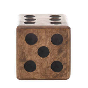 Creative Coop Hand Carved Mango Wood Dice