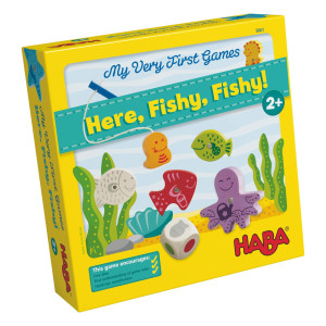 Haba My Very First Games Here Fishy Fishy Magnetic Fishing Game For Ages 2 Made In Germany