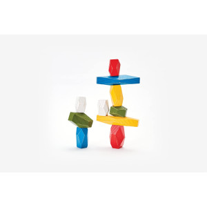 Areaware Balancing Blocks Multicolor 6X 2 X 15