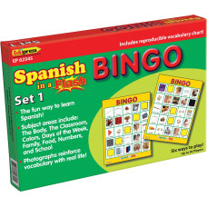 Edupress Spanish In A Flash Bingo Game Set 1 Ep62345