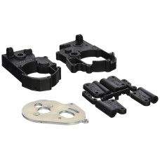 Rpm Hybrid Gearbox Housing And Rear Mounts For Traxxas 2Wd Electric Black