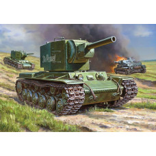 Zvezda Models Kv2 Heavy Soviet Tank Snapkit