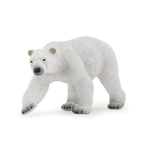 Papo Handpainted Figurine Wild Animal Kingdom Polar Bear 50142 Collectible For Children Suitable For Boys And Girls