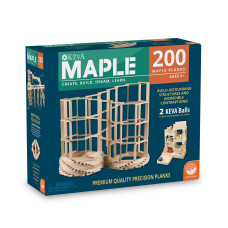 Mindware Keva Maple 200 Plank Wooden Building Blocks Set Freeform 3D Structure Building Set For Kids