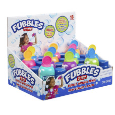 Fubbles No Spill Bubble Tumbler Minis Party Favor 12 Pack Bubble Toy For Babies Toddlers And Kids Includes 2Oz Bubble Soluti