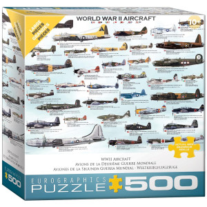 World War Ii Aircraft Puzzle 500Piece