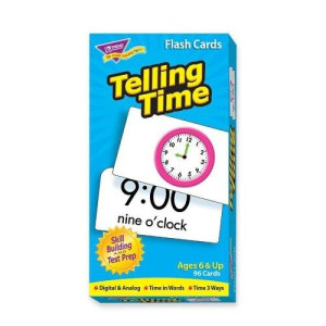 Flash Cards Telling Time 96Box