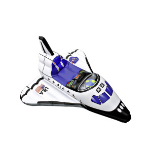 Aeromax Junior Space Explorer Inflatable Space Shuttle White 3 And Up