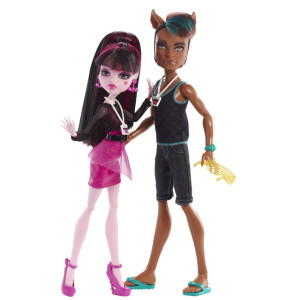 Monster High Clawd Wolf And Draculaura Music Festival Giftset