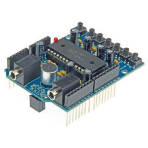 Velleman Ka02 Audio Shield For Arduino Kit 1 Grade To 12 Grade 279 Height 208 Length