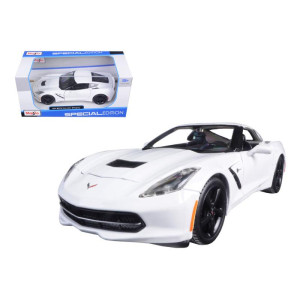 2014 Chevrolet Corvette C7 Coupe Blue 124 Diecast Model Car By Maisto