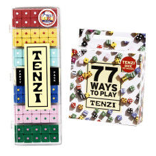 Tenzi Party Pack Dice Game Bundle With 77 Ways To Play A Fun Fast Frenzy For The Whole Family 6 Sets Of 10 Colored Dice Col