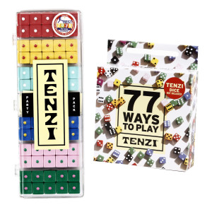 Tenzi Party Pack Dice Game Bundle With 77 Ways To Play A Fun Fast Frenzy For The Whole Family 6 Sets Of 10 Colored Dice Col