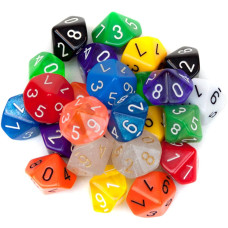 Wiz Dice Bulk Random Polyhedral Dice D1025 Pack Polyhedral Role Playing Dice In Unique Colors Dnd Accessories For Ttrpg D