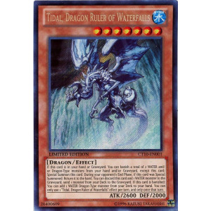 Yugioh Tidal Dragon Ruler Of Waterfalls Ct10En001 2013 Collectors Tins Limited Edition Secret Rare