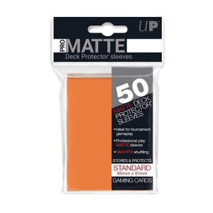 Ultra Pro 50Ct Promatte Orange Standard Deck Protectors