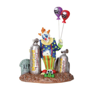 Lemax Spooky Town Balloon Clown Figure Halloween Decor Figurine 32103