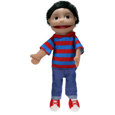 People Puppet Buddies Medium Boy Olive Skin Tone