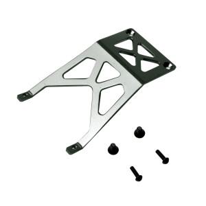 Atomik Rc Alloy Front Skid Plate Grey Fits The Traxxas 110 Stampede And Other Traxxas Models Replaces Traxxas Part 3623