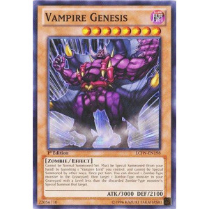 Yugioh Vampire Genesis Lcjwen198 Legendary Collection 4 Joeys World 1St Edition Common