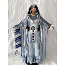 Jmisa 30 Porcelain Indian Doll