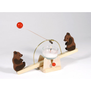 Kraul Candle Seesaw With Bears