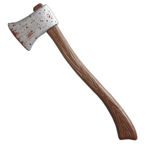 Bloody Wooden Axe 60 Cm