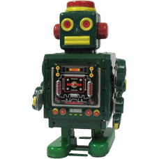 Tin Toyrobot Green Each