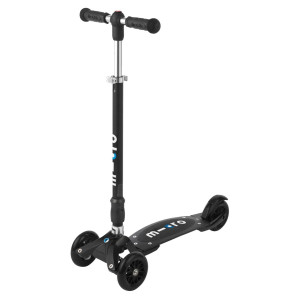 Micro Kickboard Compact Interchangeable Scooter Black