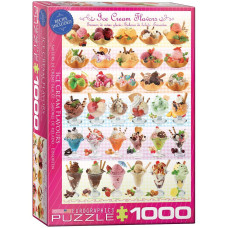 Eurographics Ice Cream Flavours Puzzle 1000Piece 1000 Piece Puzzle