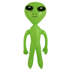 Gimsan Blue Banana Inflatable Green Alien Scifi 64Cm