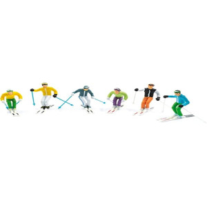 Jaegerndorfer Jaegerndorferjc54400 Standing Figures With Head Ski And Poles 6Piece