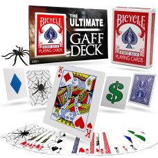 Magic Makers Ultimate Gaff Deck Card Tricks Special Printed Bicycle Cards