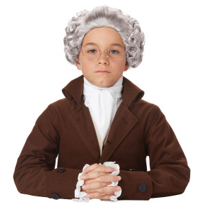 California Costumes Child Colonial Man Wig Standard