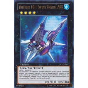 Yugioh Number 101 Silent Honor Ark Lvalen047 Legacy Of The Valiant Unlimited Edition Ultra Rare