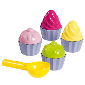 Simba Simba107102508Set Of Sandcupcake Moulds 107102508 Multicoloured