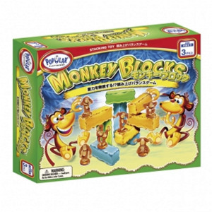 Popular Playthings Monkey Blocks Stacking Toy