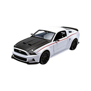 Maisto 2014 Ford Mustang Street Racer White 124 Model Car