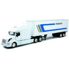 Newray Volvo Tractor And Trailer Vn780 132 Scale Prebuilt Model Semi Truck White