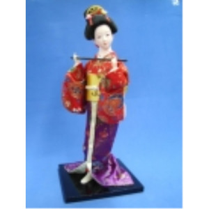 Japanese Doll With Flute