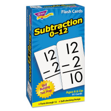 Trend T53103 Skill Drill Flash Cards 3 X 6 Subtraction