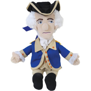 The Unemployed Philosophers Guild George Washington Doll 11 Soft Stuffed Plush Little Thinker