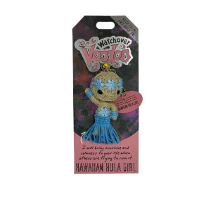 Watchover Voodoo 3Inch Hawaiian Hula Girl Keychain Handcrafted Gift To Bring Good Luck And Positivity Everywhere You Go