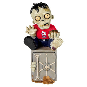 St Louis Cardinals Resin Zombie Bank