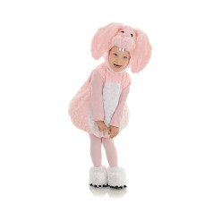 Toddlers Cute Pink Bunny Rabit Costume For Halloween And Dress Up Pink Bunny Belly Babies