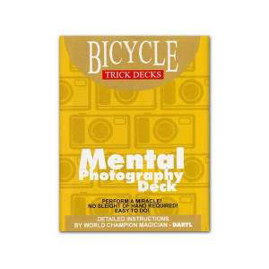 Murphys Magic Mental Photo Deck Bicycle Red Trick